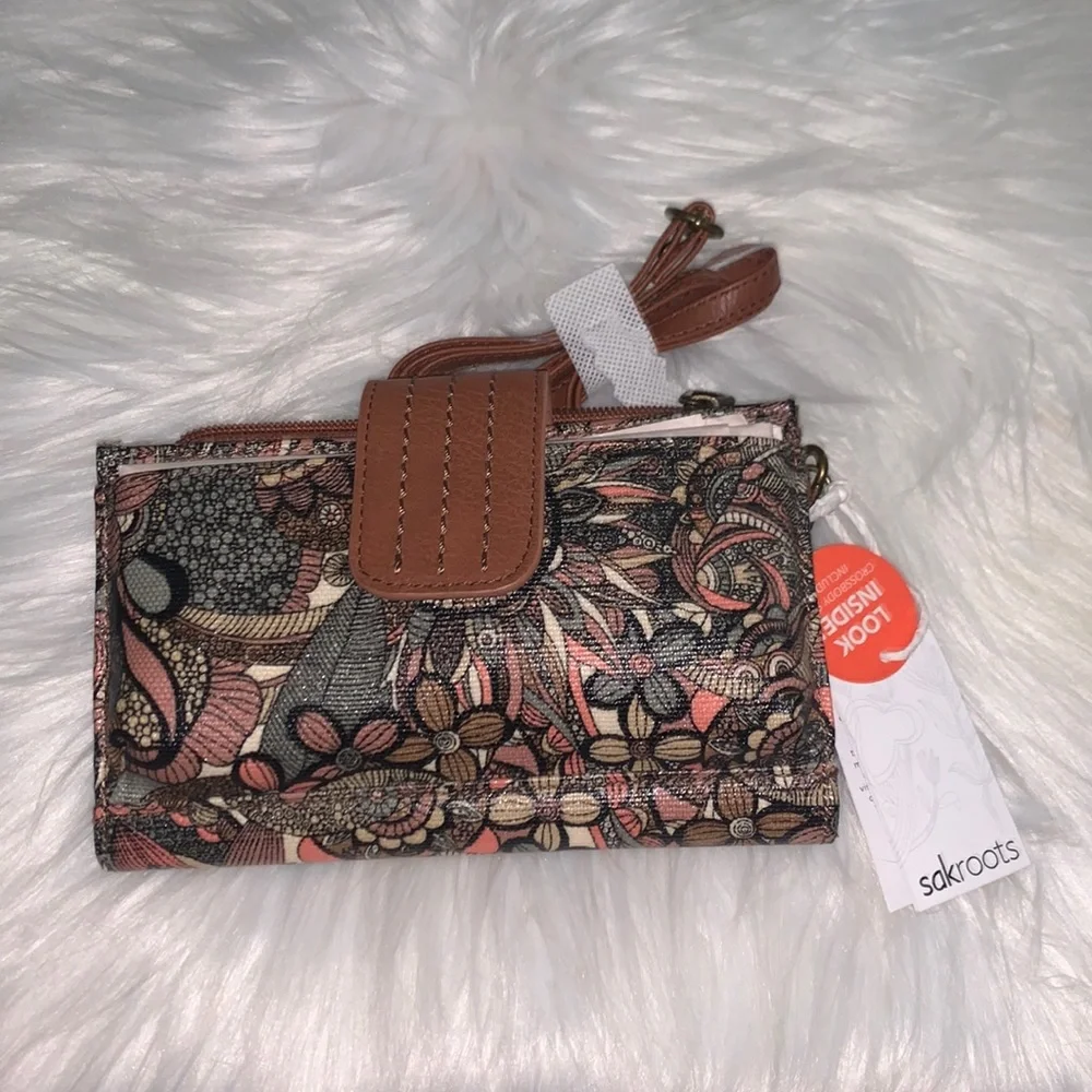 Sakroots Crossbody Smartphone Wallet bag - Picture 1 of 8